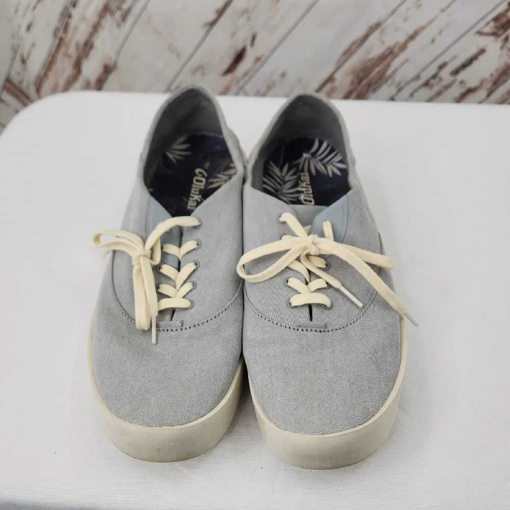 Olukai Tradewind Sneakers Slip‎ Ons in Cooler Gray